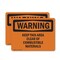 Signmission Safety Culture Sign, 14 in Width, Plastic, Rectangle OS-2PACK-WS-P-1014-L-12225 - alternate 1